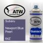 Preview: Subaru, Newport Blue Pearl, 64Z: 400ml Sprühdose, von ATW Autoteile West.